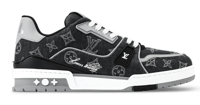 Louis Vuitton LV Trainer Sneaker | Monogram-Embroidered Denim