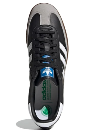 Adidas Originals Samba Vegan 'Black Gum' Shoes | H01878