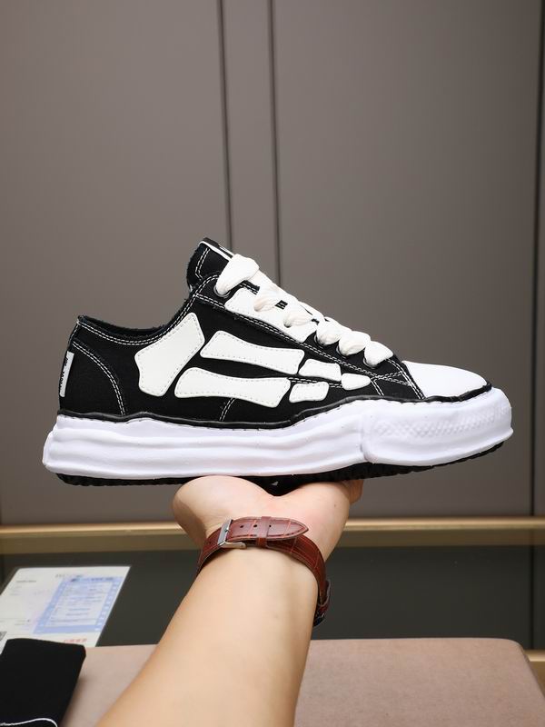 Amiri x Maison Mihara Yasuhiro Skeleton Low-Top Sneakers – Black/White