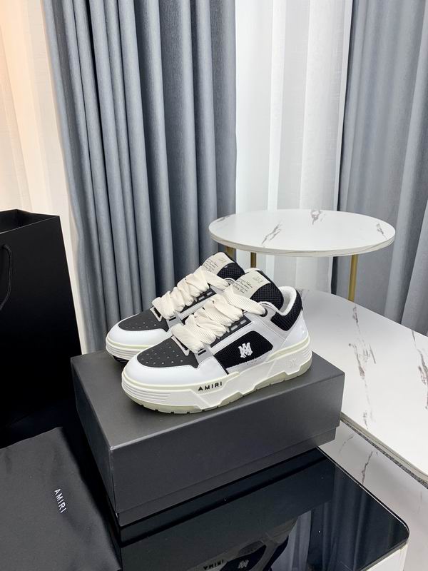 Amiri x Maison Mihara Yasuhiro Skeleton Low-Top Sneaker 'Black/White'