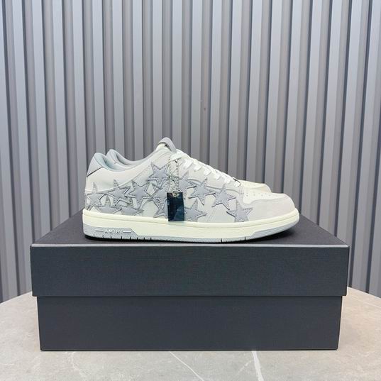 Amiri Skel-Top Low 'Stars' Sneaker — White/Grey