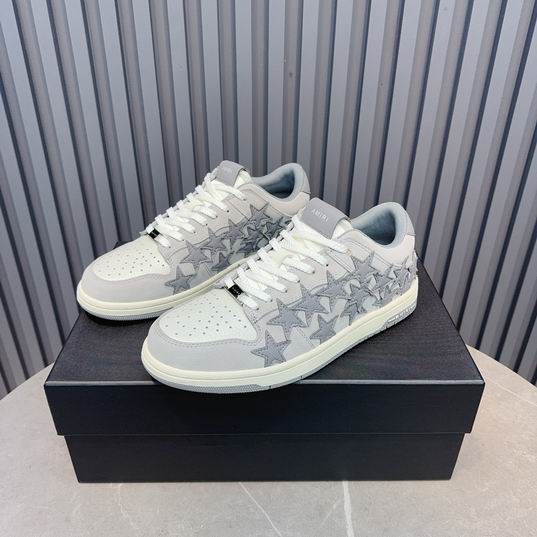 Amiri Skel-Top Low 'Stars' Sneaker — White/Grey