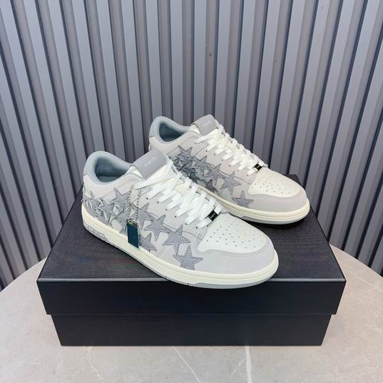 Amiri Skel-Top Low 'Stars' Sneaker — White/Grey