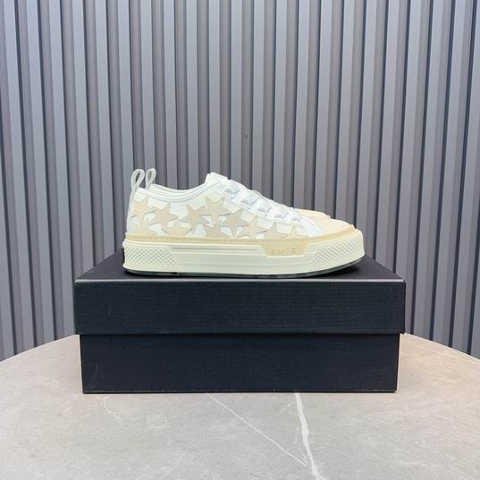 Amiri Stars Court Low Sneaker — White/Cream