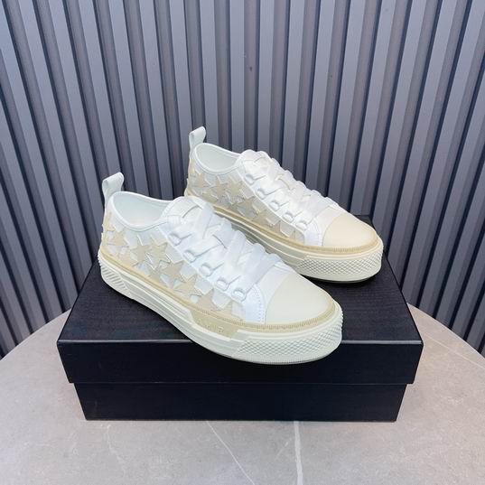 Amiri Stars Court Low Sneaker — White/Cream