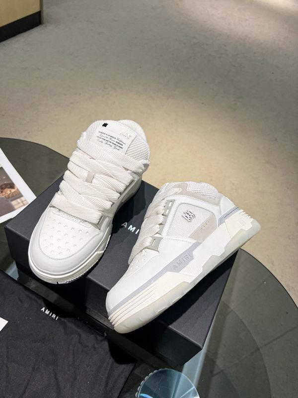 Amiri MA-1 Sneaker — White/Grey
