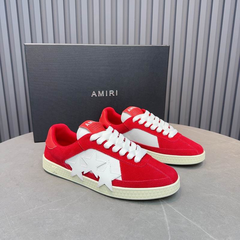 Amiri Bone Runner Sneaker — Red/White