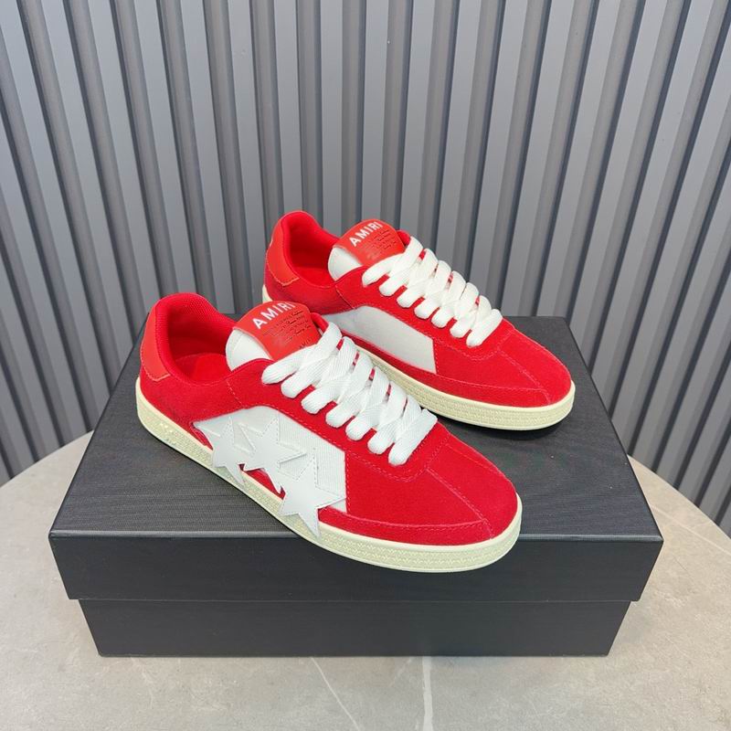 Amiri Bone Runner Sneaker — Red/White