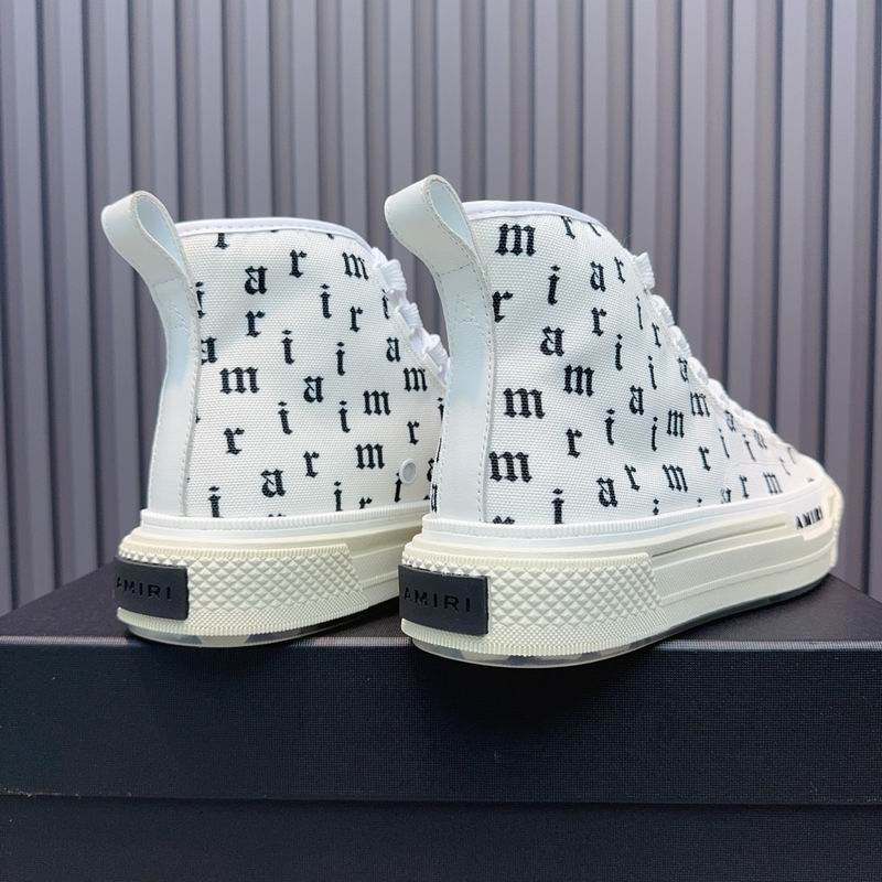 Amiri Court High-Top Sneaker – White Monogram