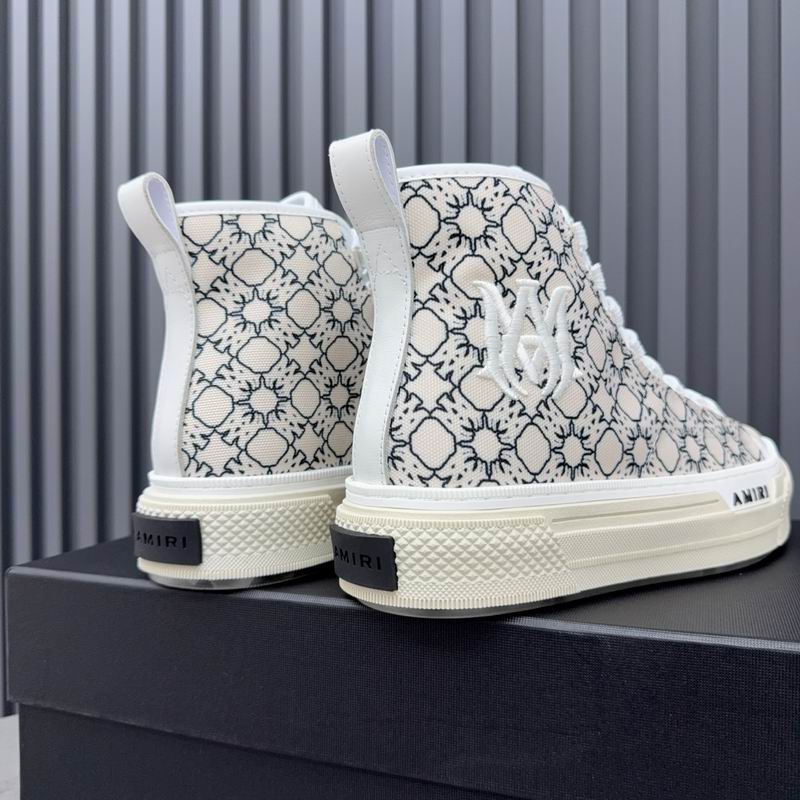 Amiri Court High-Top Sneaker – MA Jacquard White