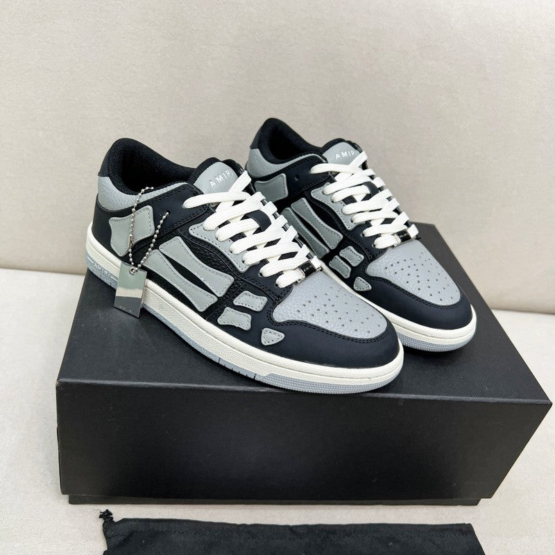 Amiri Skel-Top Low Sneaker 'Black/Grey'