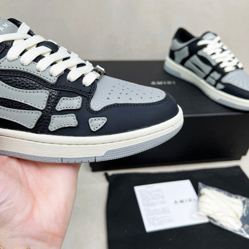 Amiri Skel-Top Low Sneaker 'Black/Grey'