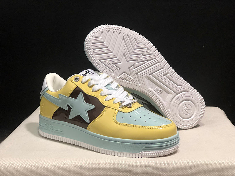 BAPE STA — Yellow / Mint / Brown