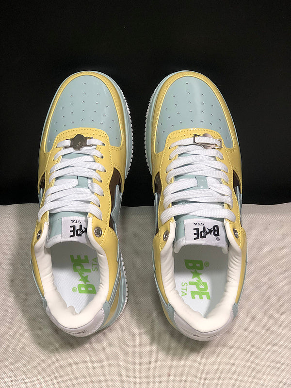 BAPE STA — Yellow / Mint / Brown