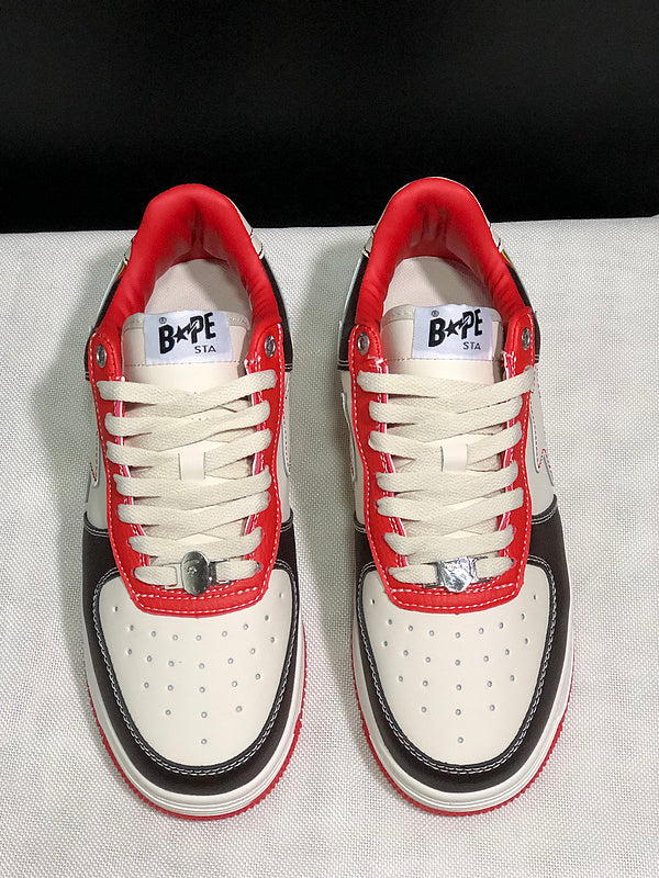 BAPE STA — Black / White / Red