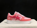 BAPE STA Low — Pink Tonal Patent Leather