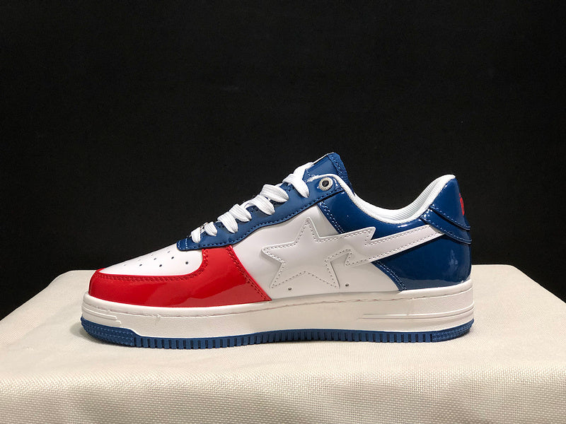 BAPE STA — Red / White / Blue
