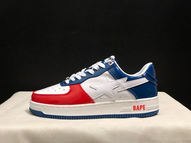 BAPE STA — Red / White / Blue