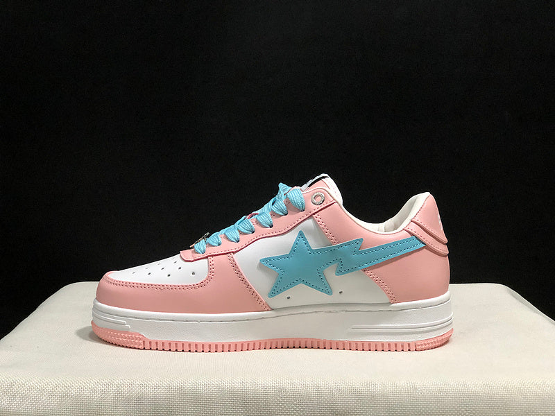 BAPE STA — Pink / White / Blue