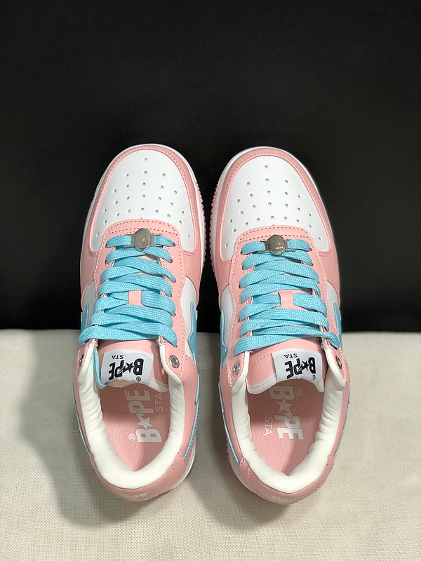 BAPE STA — Pink / White / Blue