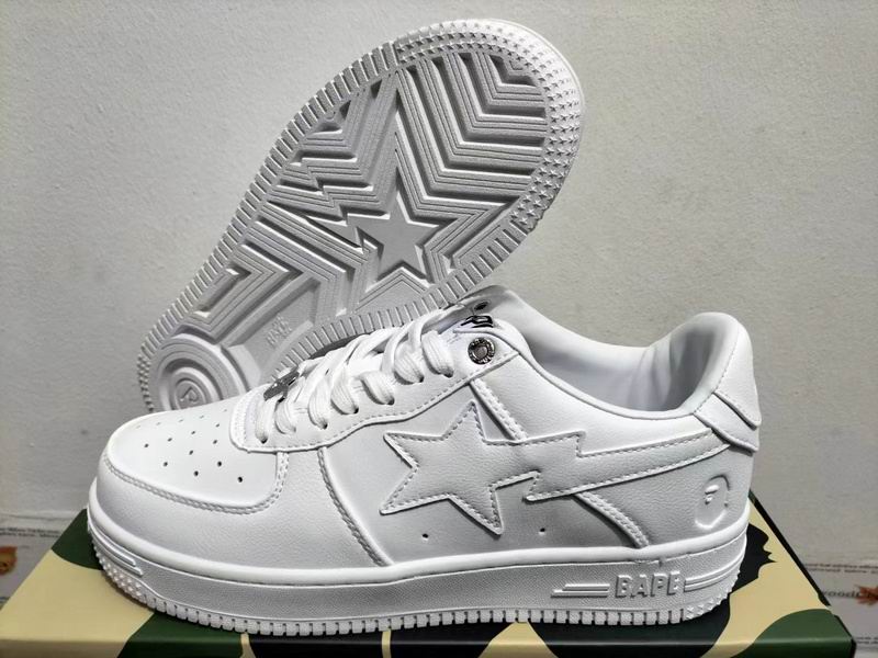BAPE STA Low — Black/Blue/Yellow, Triple White & Navy/Blue Patent