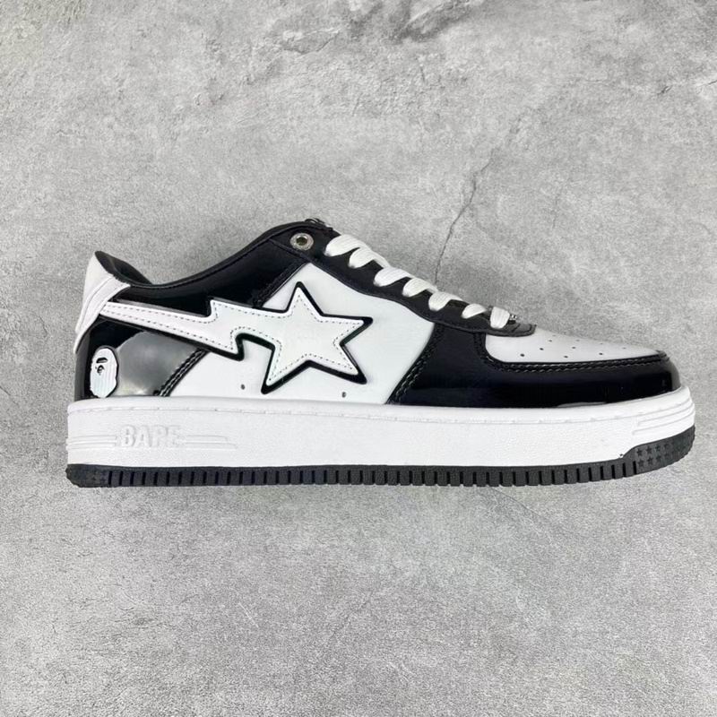 BAPE STA Low — Monochrome Pack (EU 35–40)
