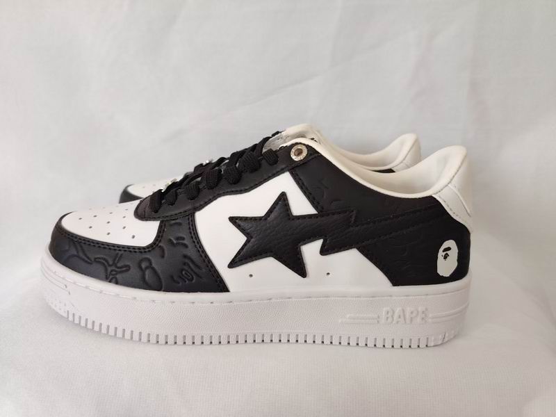 BAPE STA Low — Mint/Grey Camo, Coral/Blue Camo & Panda Black/White