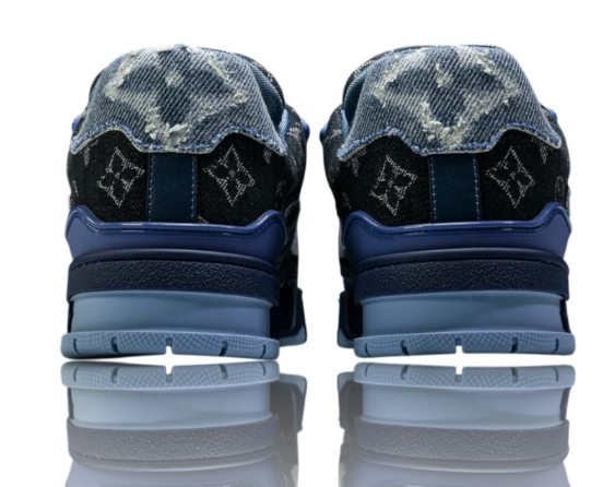 Louis Vuitton LV Trainer Low 'Monogram Denim Blue' | Style 1AC4YW
