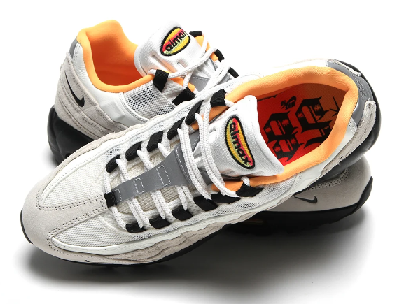 Nike Air Max 95 x FC Pack 'Sail/Black/Laser Orange' IQ8395-100