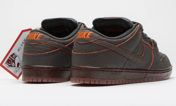 Nike SB Dunk Low Pro Premium 'Krampus' | Dark Smoke Grey / Campfire Orange / Black